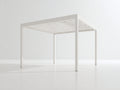 Tonnelle de jardin - Aluminium - 305 x 305 x 245 cm - Blanc - Style moderne