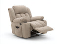 Fauteuil relax - Tissu - 101 x 96 x 108 cm - Beige - Contemporain