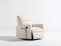 Fauteuil relax - Tissu - 84 x 90 x 104 cm - Crème - Moderne